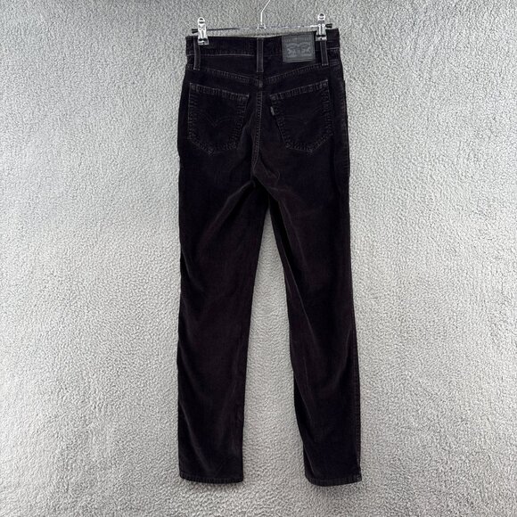 Levi’s 724 High Rise Straight Corduroy Pants Brown Size 25 - Picture 2 of 12